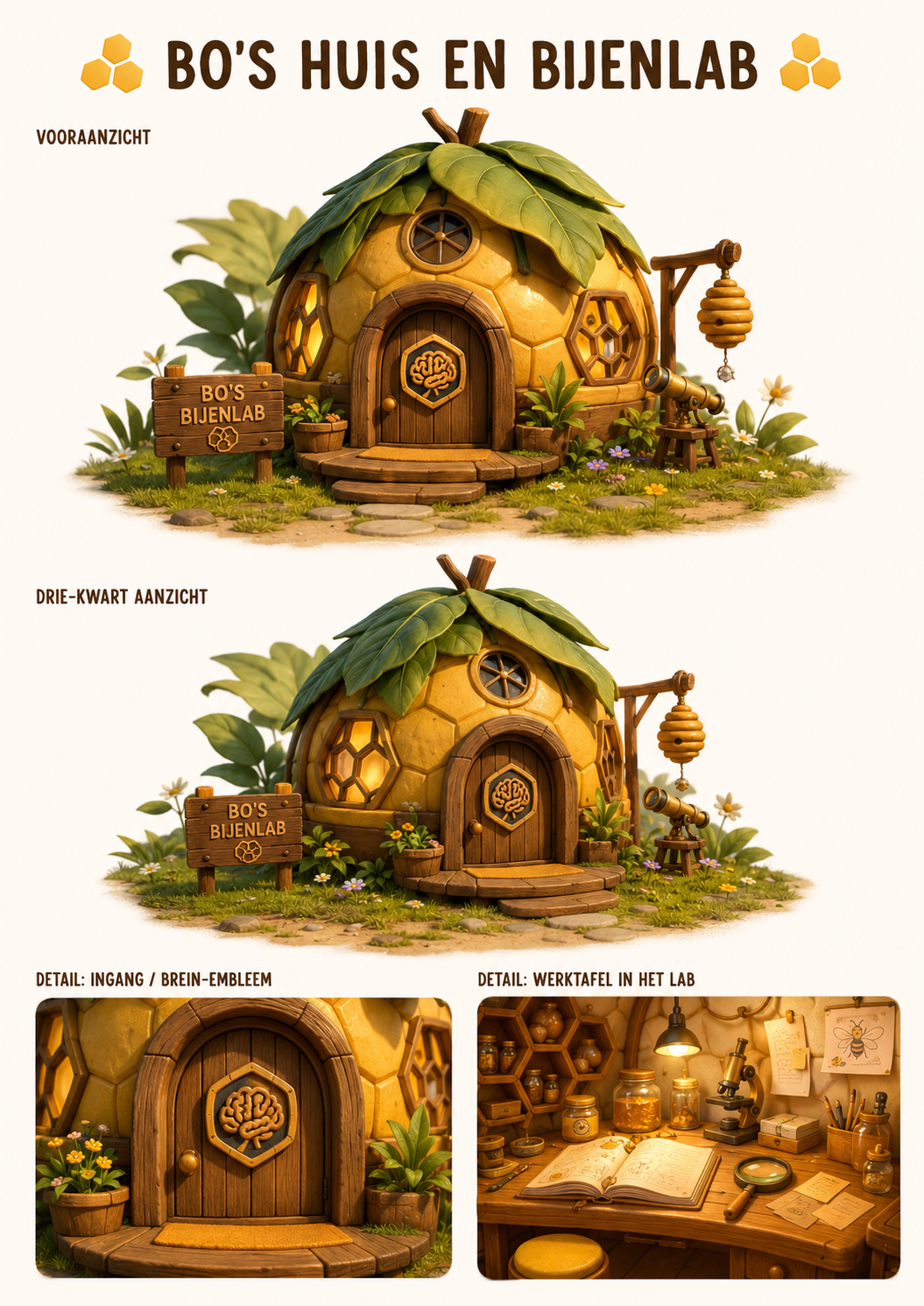 Bo's huis en bijenlab