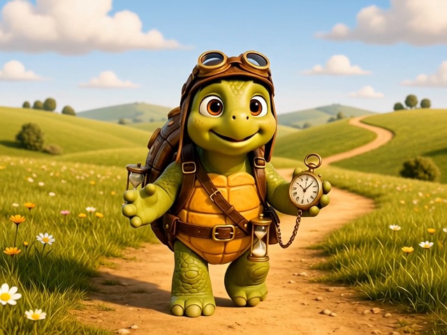Timo de tijdreizende schildpad stelt zich voor